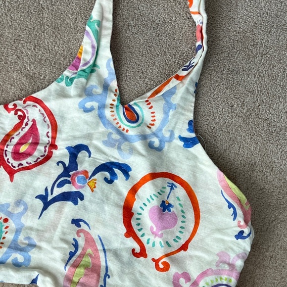 Zara bohemian going out halter top - Picture 3 of 4